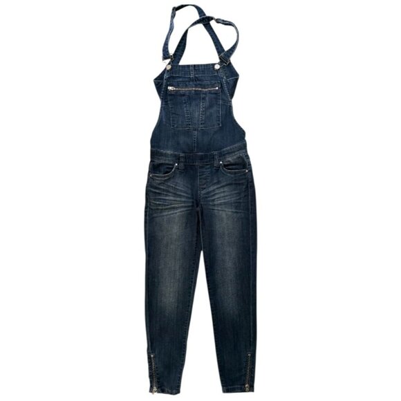 Blank NYC Denim - BLANK NYC OVERALLS ANKLE ZIP DENIM JEANS SZ 24 LIKE NEW